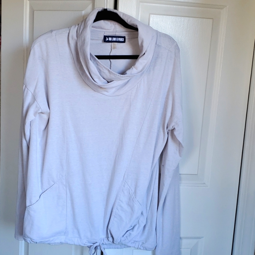 Long sleeve cowl neck